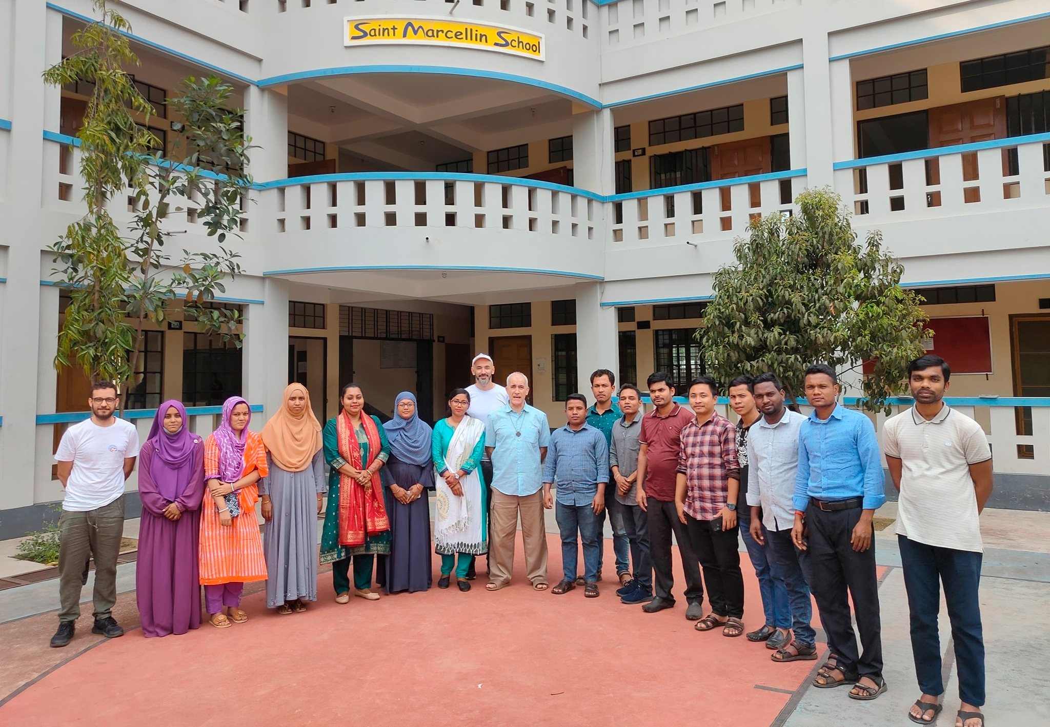 FMSI team meeting with 15 teachers of St. Marcellin School in Giasnogor, Bangladesh
