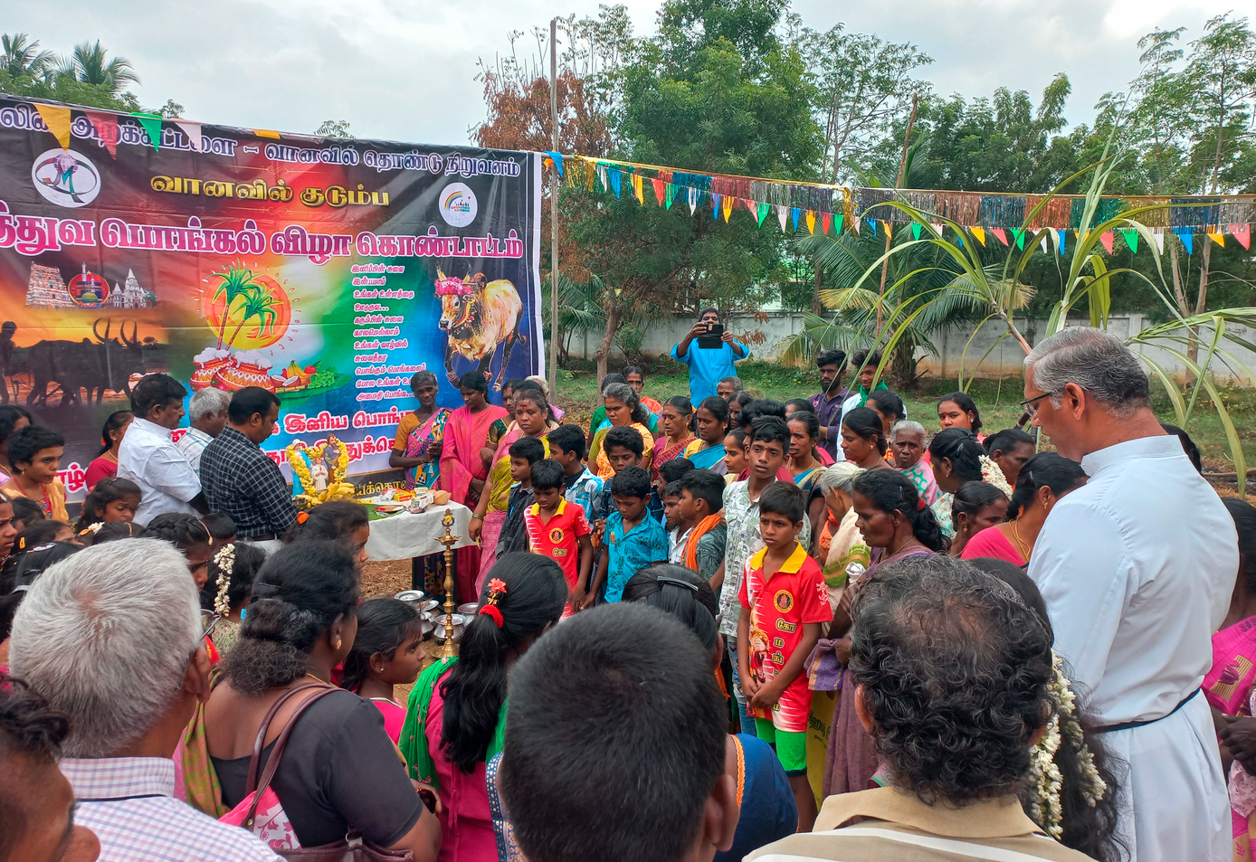 Marcellin Trust – Rainbow Project and Marist Nursery and Primary School celebrate the Pongal harvest festival in Tamil Nadu